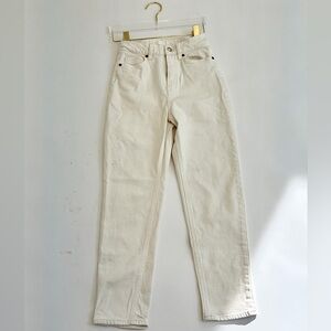 Classic White High-Waisted Women Jeans H&M